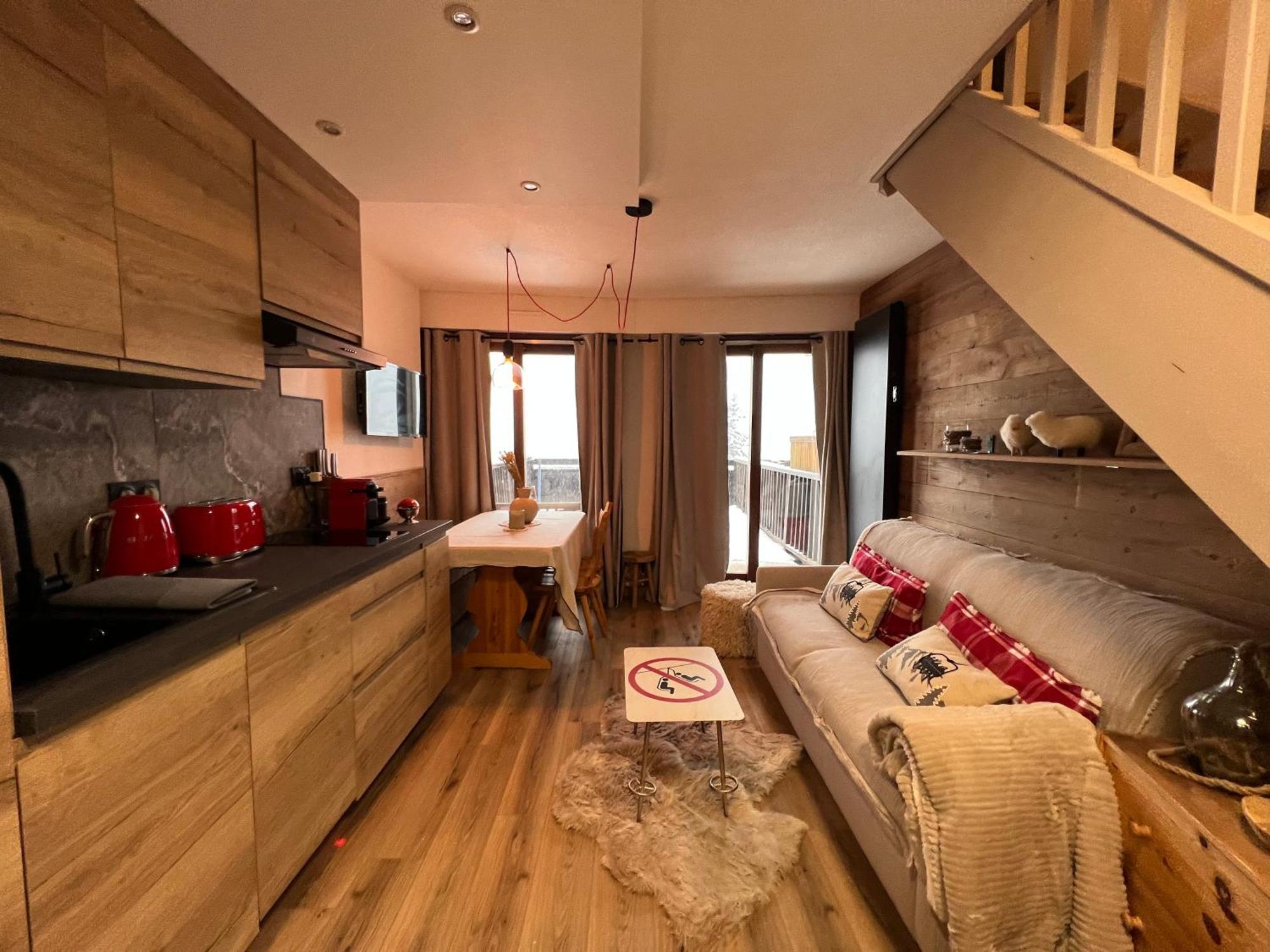 Les Tanieres De Montgenevre - La Marmotte - Duplex 4 P Entierement Renove Avec Vue Magnifique公寓 外观 照片