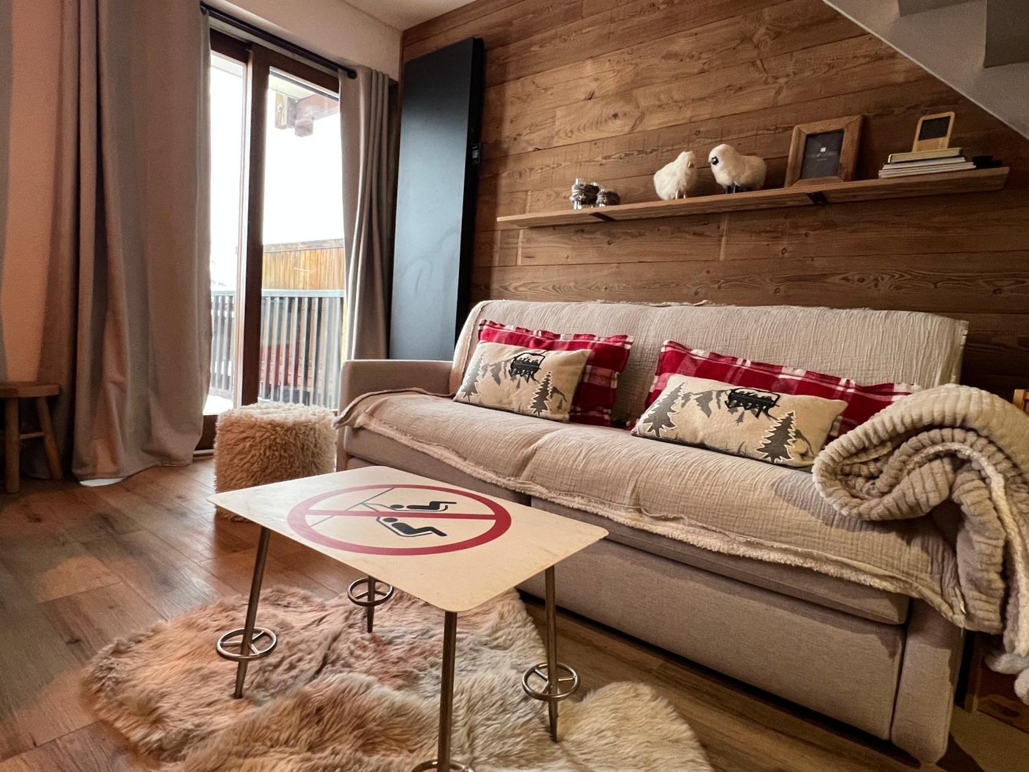 Les Tanieres De Montgenevre - La Marmotte - Duplex 4 P Entierement Renove Avec Vue Magnifique公寓 外观 照片